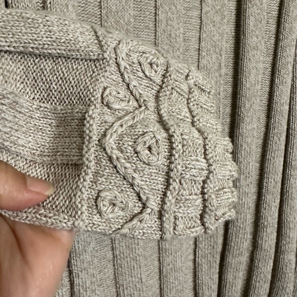 ELISABETH by Liz Claiborne cable knit sweater fisherman sweater vintage - Picture 3 of 6